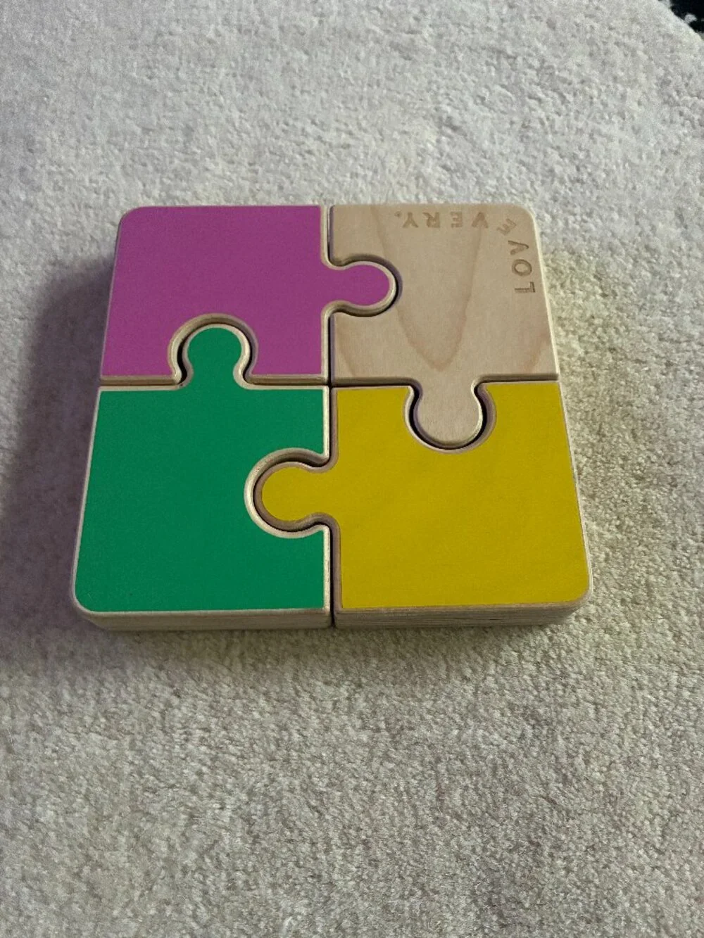 LOVEVERY FIRST PUZZLE INSPECTOR PLAY KIT-MONTHS 7 & 8-EUC!